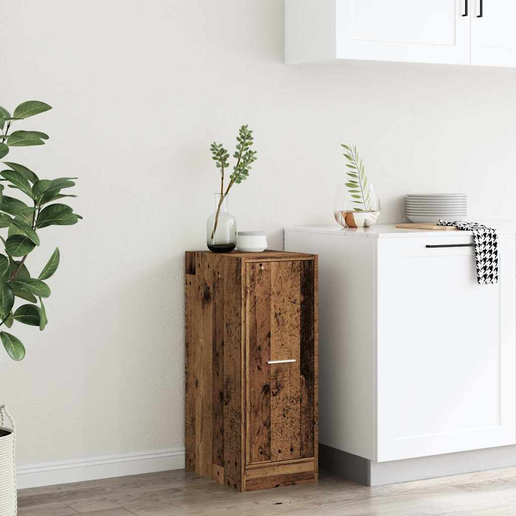 Armoire d'apothicaire vieux bois 30x41x77,5cm bois d'ingénierie - XIOS