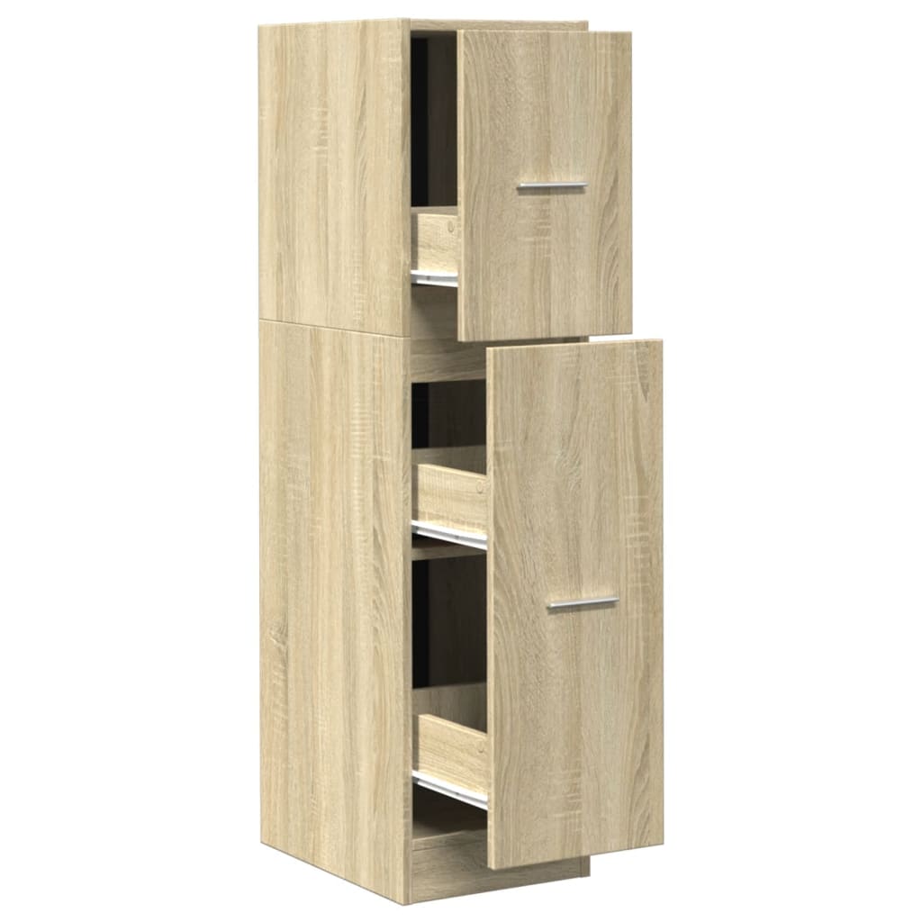 Armoire d'apothicaire chêne sonoma 30x41x118 cm bois ingénierie - XIOS