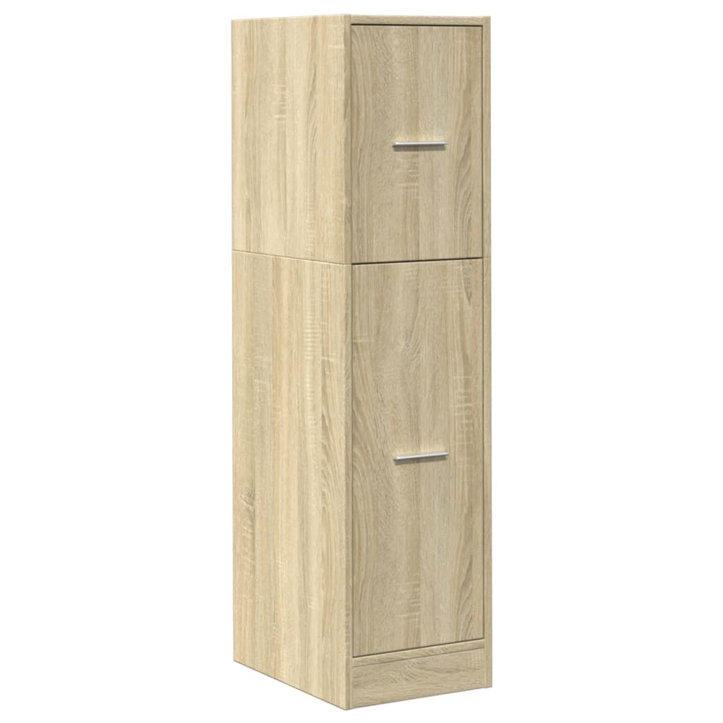 Armoire d'apothicaire chêne sonoma 30x41x118 cm bois ingénierie - XIOS