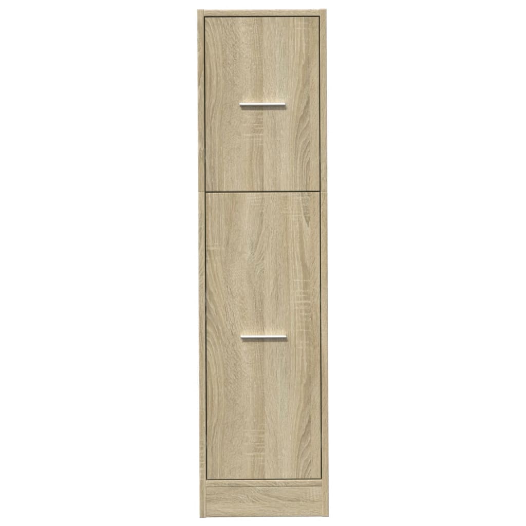 Armoire d'apothicaire chêne sonoma 30x41x118 cm bois ingénierie - XIOS