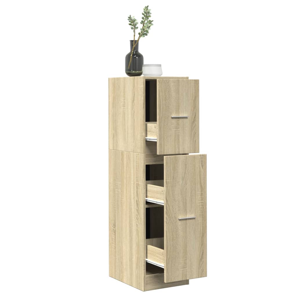 Armoire d'apothicaire chêne sonoma 30x41x118 cm bois ingénierie - XIOS