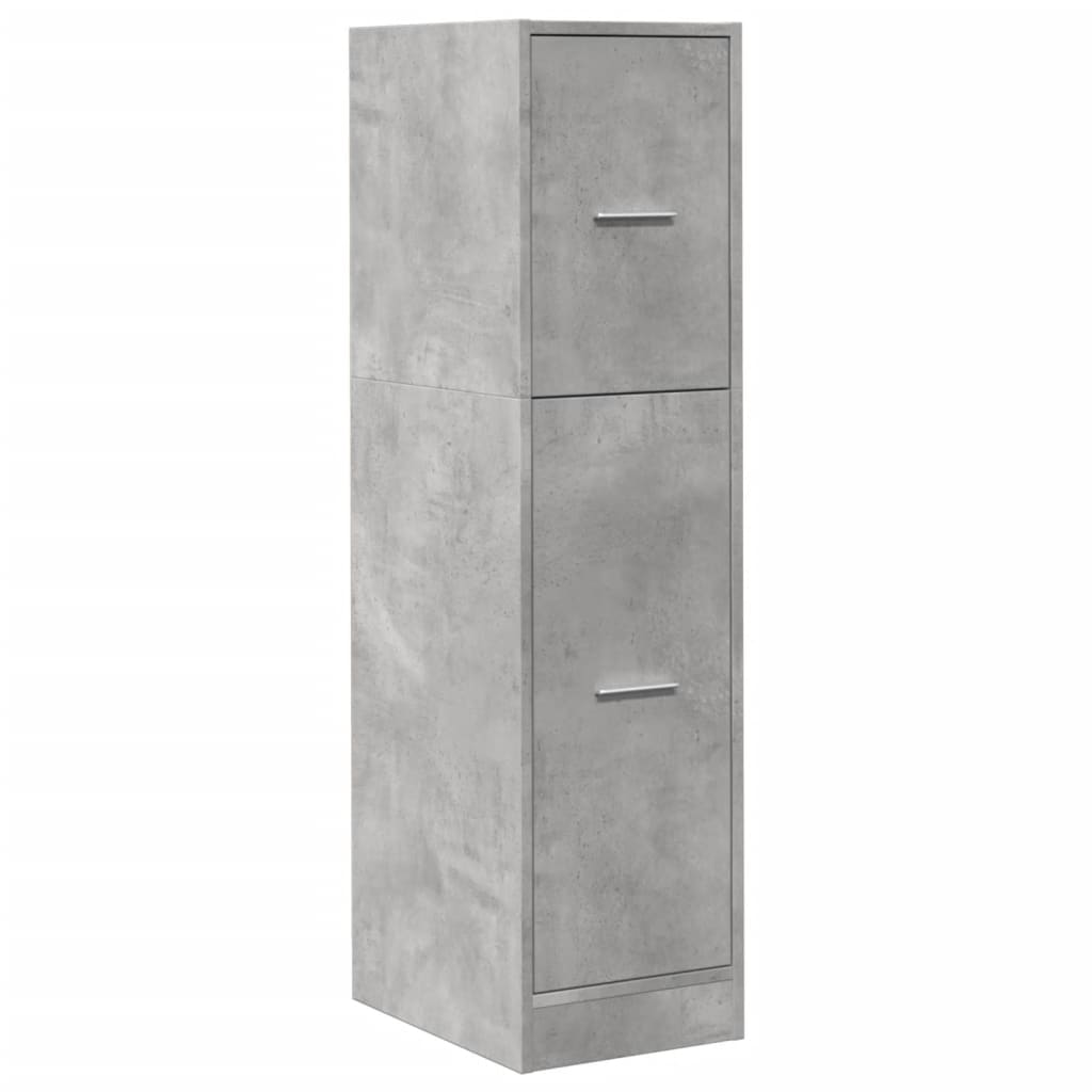 Armoire d'apothicaire gris béton 30x41x118 cm bois d'ingénierie - XIOS