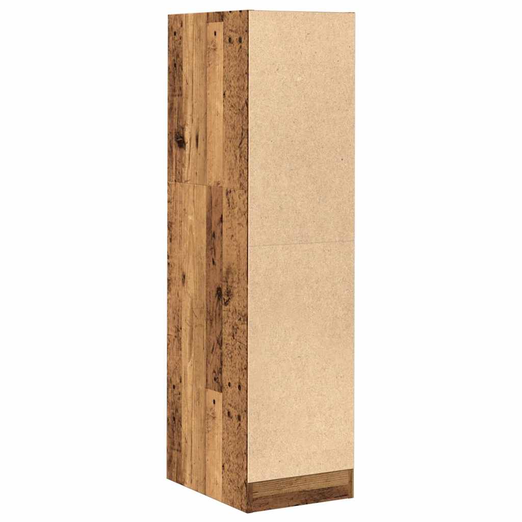 Armoire d'apothicaire vieux bois 30x41x118 cm bois d'ingénierie - XIOS