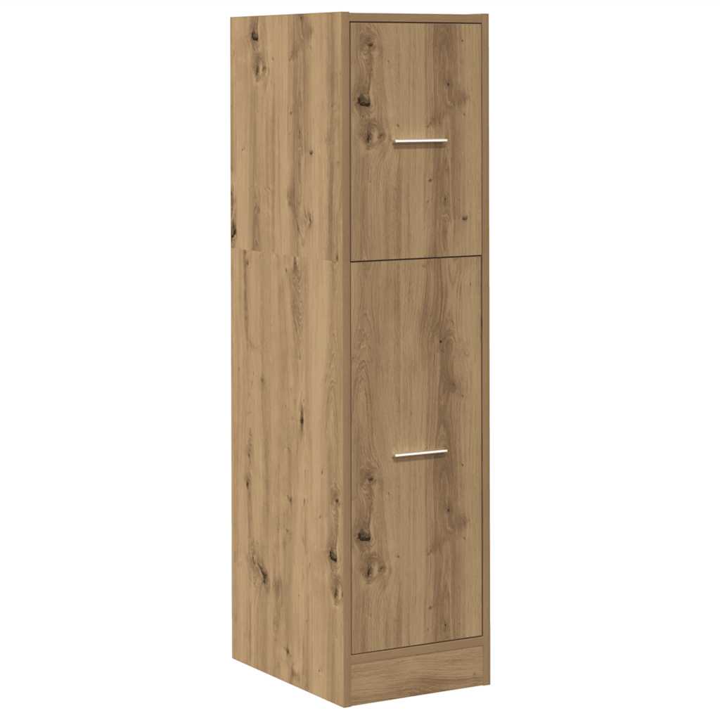 Armoire d'apothicaire chêne artisanal bois d'ingénierie - XIOS