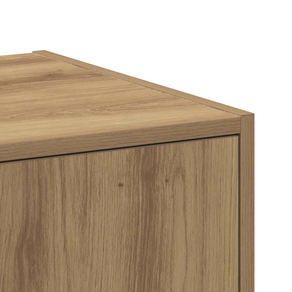 Armoire d'apothicaire chêne artisanal bois d'ingénierie - XIOS