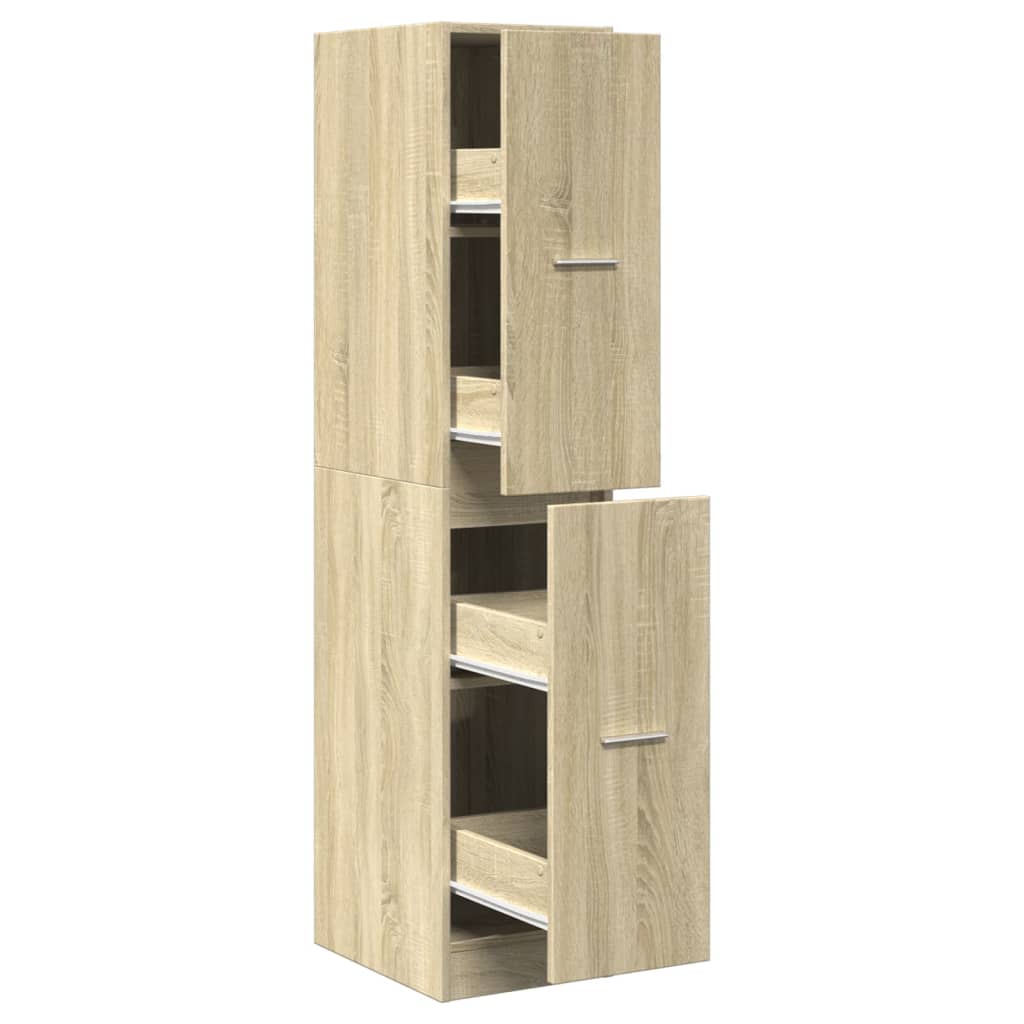 Armoire d'apothicaire Chêne Sonoma 30x41x144,5 cm Bois d'ingénierie - XIOS