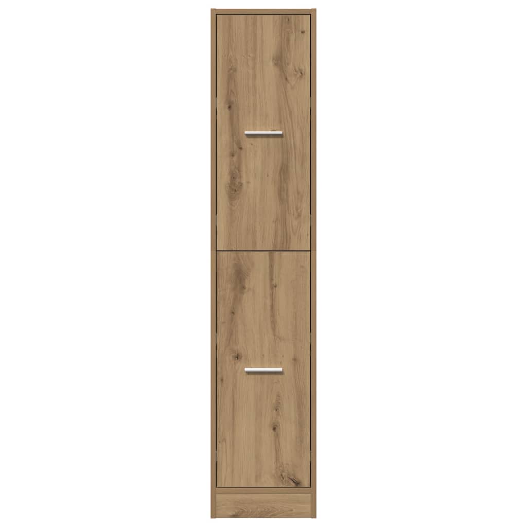 Armoire d'apothicaire Chêne artisanal 30x41x144,5 cm Bois d'ingénierie - XIOS