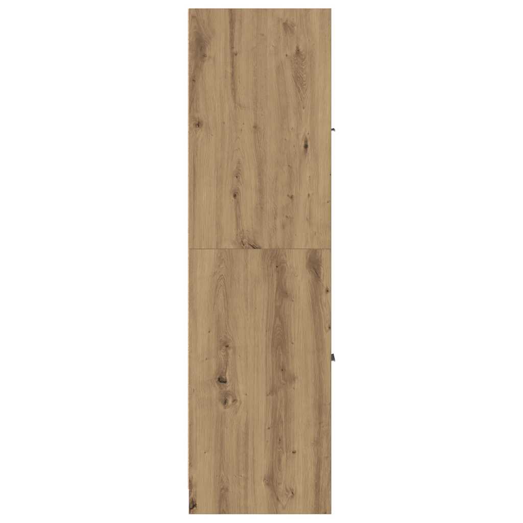 Armoire d'apothicaire Chêne artisanal 30x41x144,5 cm Bois d'ingénierie - XIOS