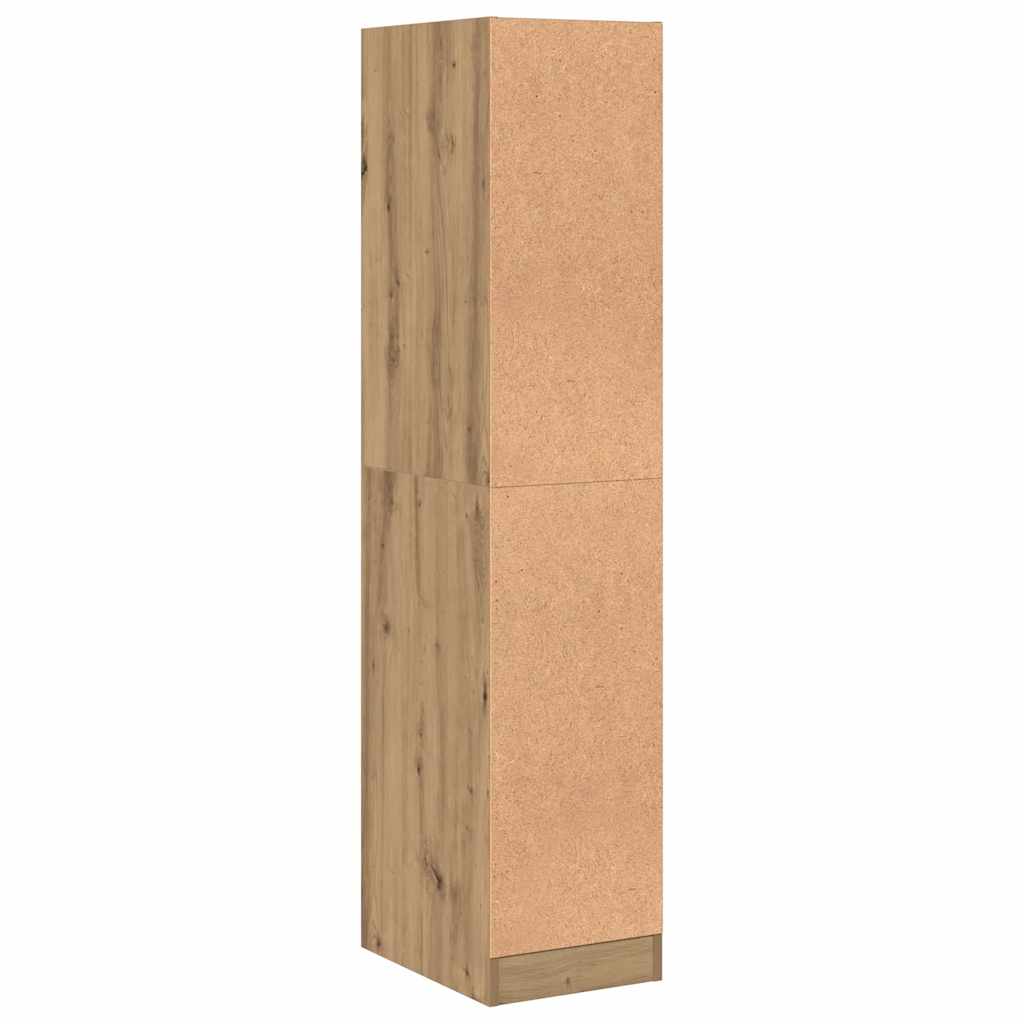 Armoire d'apothicaire Chêne artisanal 30x41x144,5 cm Bois d'ingénierie - XIOS