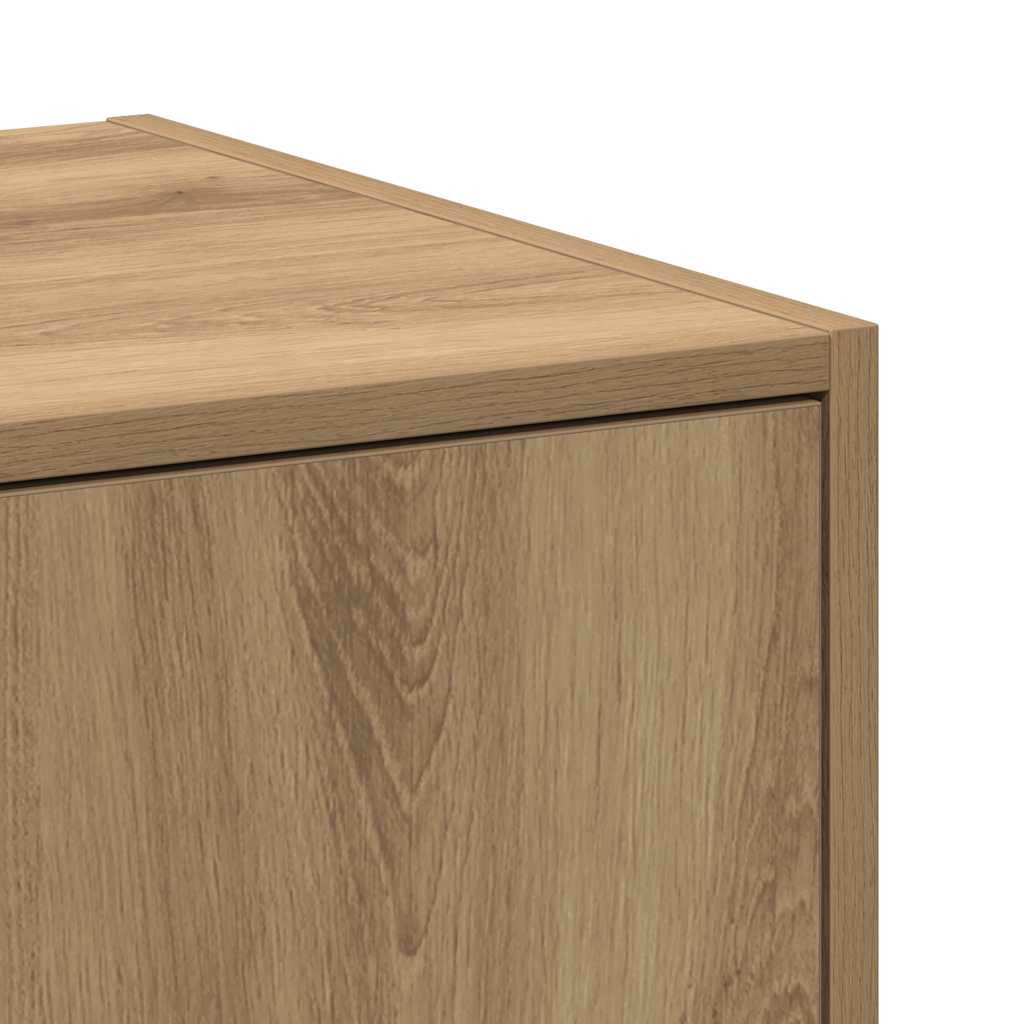 Armoire d'apothicaire Chêne artisanal 30x41x144,5 cm Bois d'ingénierie - XIOS