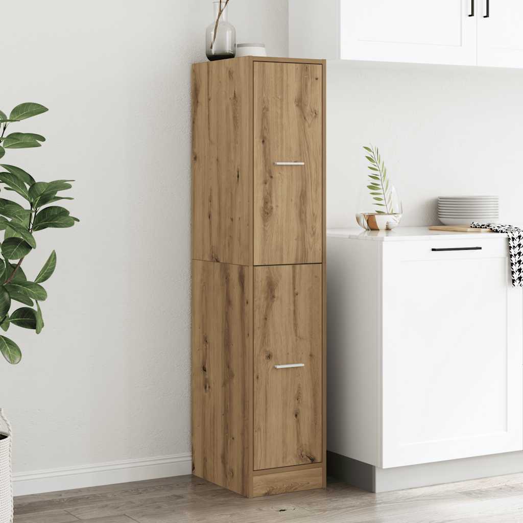 Armoire d'apothicaire Chêne artisanal 30x41x144,5 cm Bois d'ingénierie - XIOS