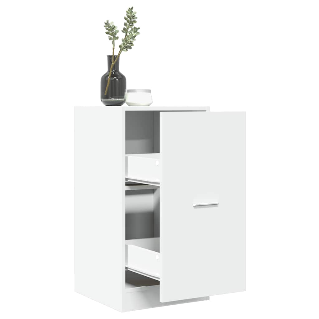 Armoire d'apothicaire blanc 40x41x77,5 cm bois d'ingénierie - XIOS