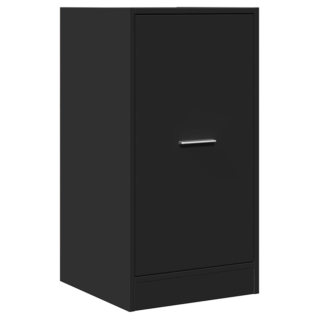 Armoire d'apothicaire noir 40x41x77,5 cm bois d'ingénierie - XIOS