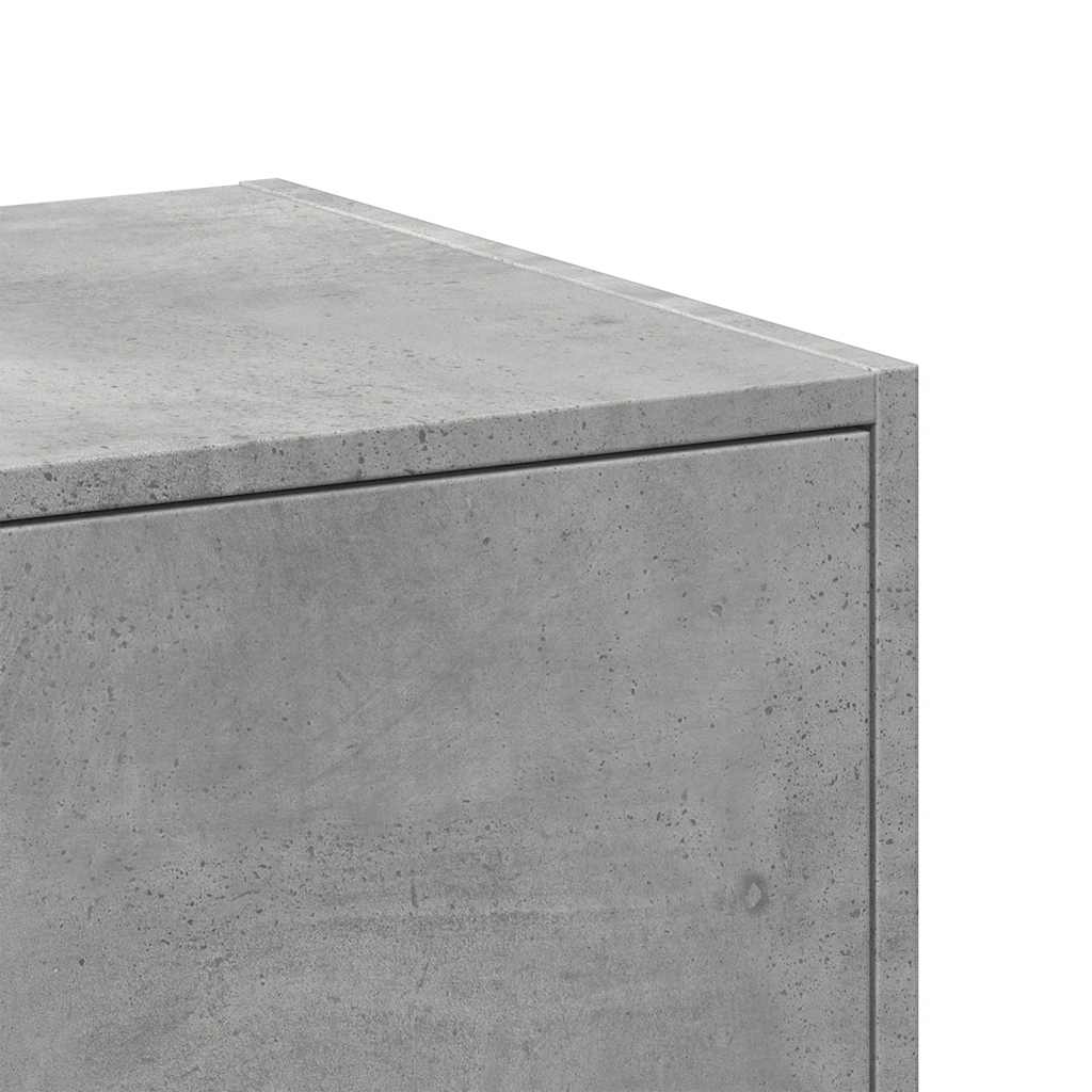 Armoire d'apothicaire gris béton 40x41x77,5cm bois d'ingénierie - XIOS