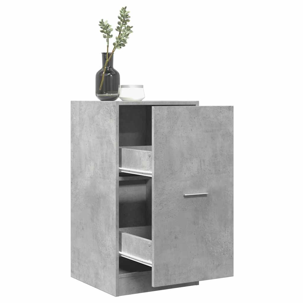 Armoire d'apothicaire gris béton 40x41x77,5cm bois d'ingénierie - XIOS