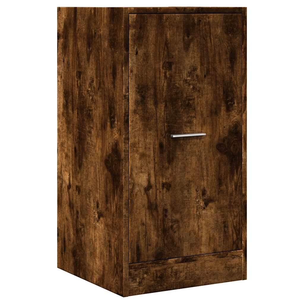 Armoire d'apothicaire chêne fumé 40x41x77,5cm bois d'ingénierie - XIOS