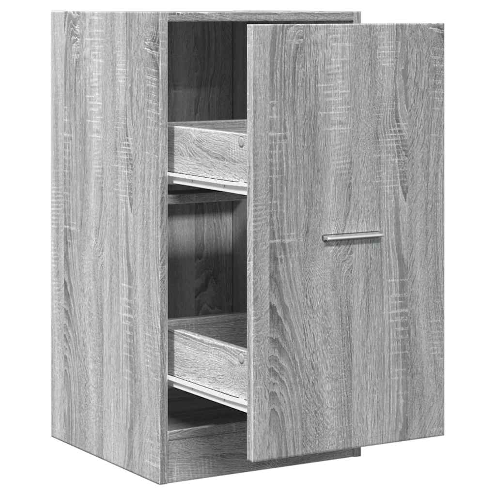 Armoire apothicaire sonoma gris 40x41x77,5 cm bois d'ingénierie - XIOS