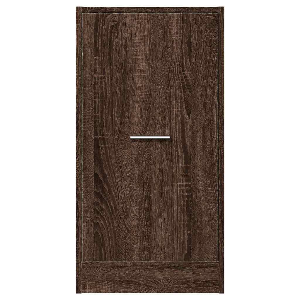 Armoire apothicaire chêne marron 40x41x77,5cm bois d'ingénierie - XIOS