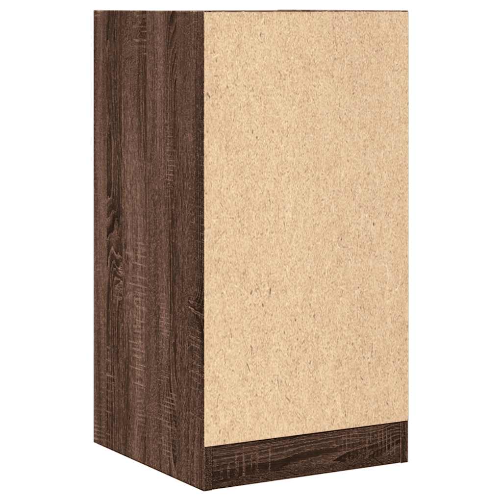 Armoire apothicaire chêne marron 40x41x77,5cm bois d'ingénierie - XIOS