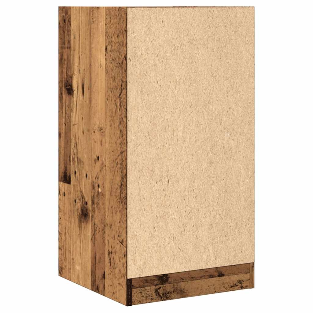 Armoire d'apothicaire vieux bois 40x41x77,5cm bois d'ingénierie - XIOS