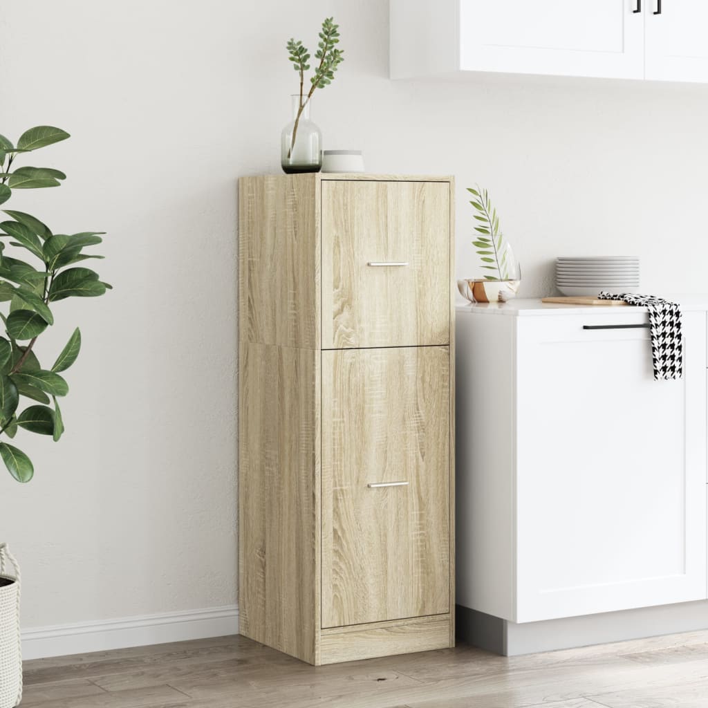 Armoire d'apothicaire chêne sonoma 40x41x118 cm bois ingénierie - XIOS