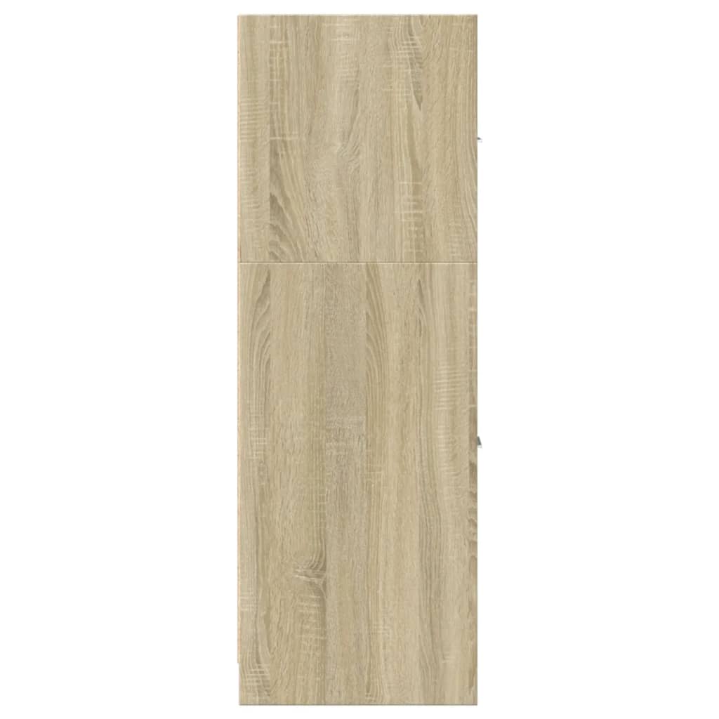 Armoire d'apothicaire chêne sonoma 40x41x118 cm bois ingénierie - XIOS