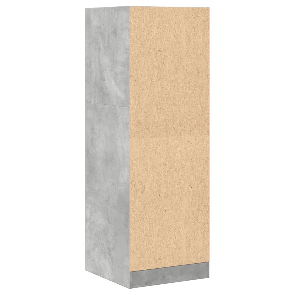 Armoire d'apothicaire gris béton 40x41x118 cm bois d'ingénierie - XIOS