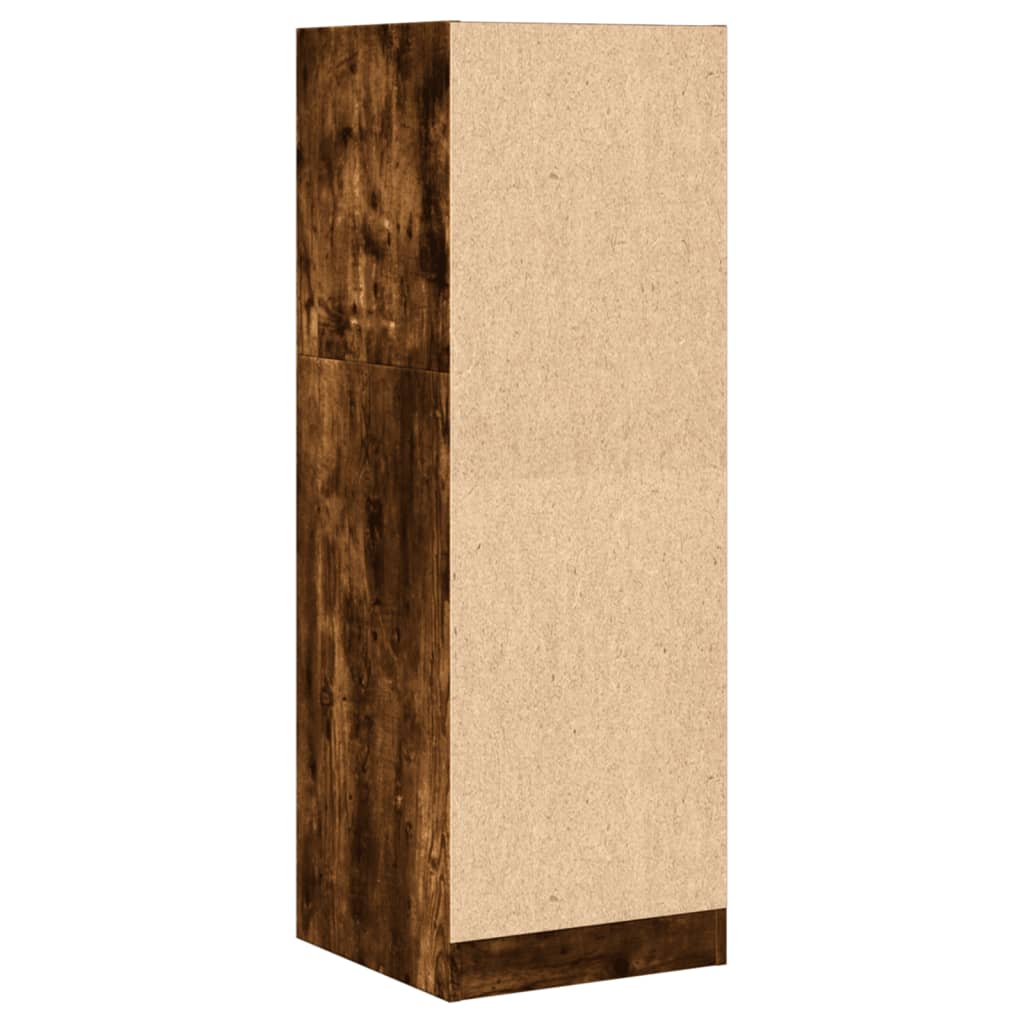 Armoire d'apothicaire chêne fumé 40x41x118 cm bois d'ingénierie - XIOS