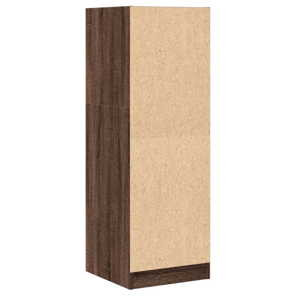 Armoire apothicaire chêne marron 40x41x118 cm bois d'ingénierie - XIOS
