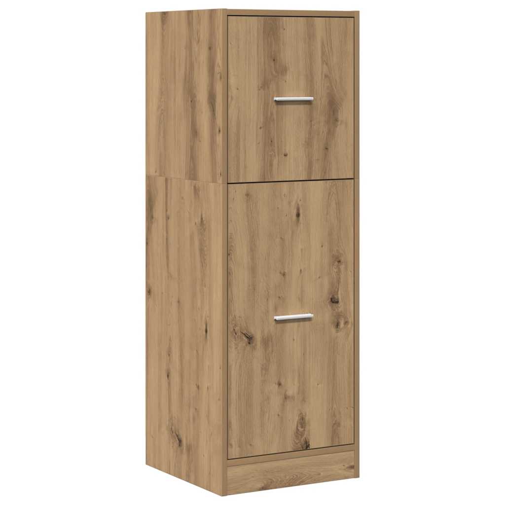Armoire d'apothicaire chêne artisanal bois d'ingénierie - XIOS