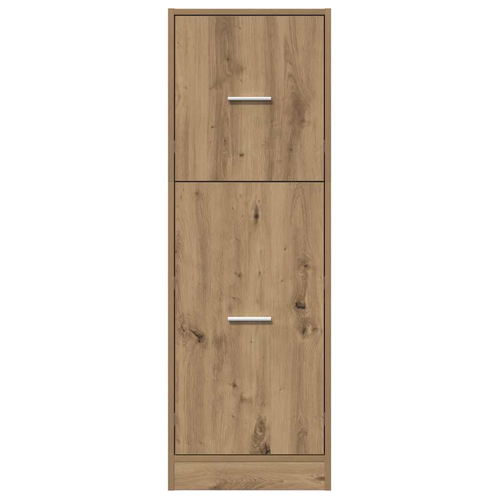 Armoire d'apothicaire chêne artisanal bois d'ingénierie - XIOS