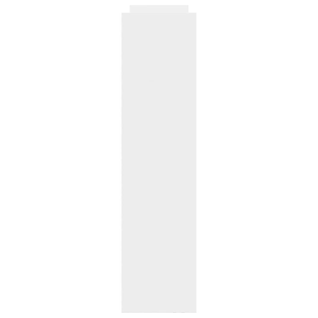 Chariot de rangement étroit 4 niveaux blanc bois d'ingénierie - XIOS