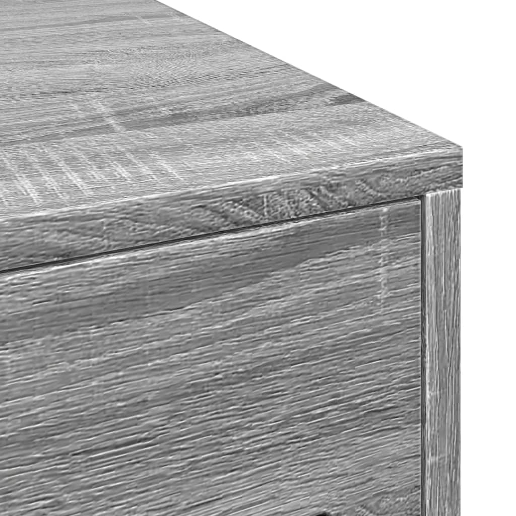 Armoire de salle de bain étroite avec roulettes sonoma gris - XIOS