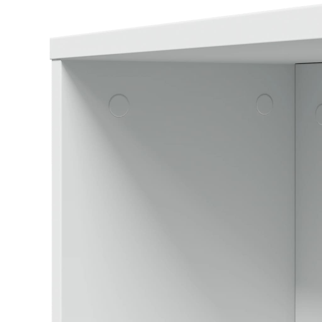 Armoire de salle de bain étroite avec roulettes blanc - XIOS