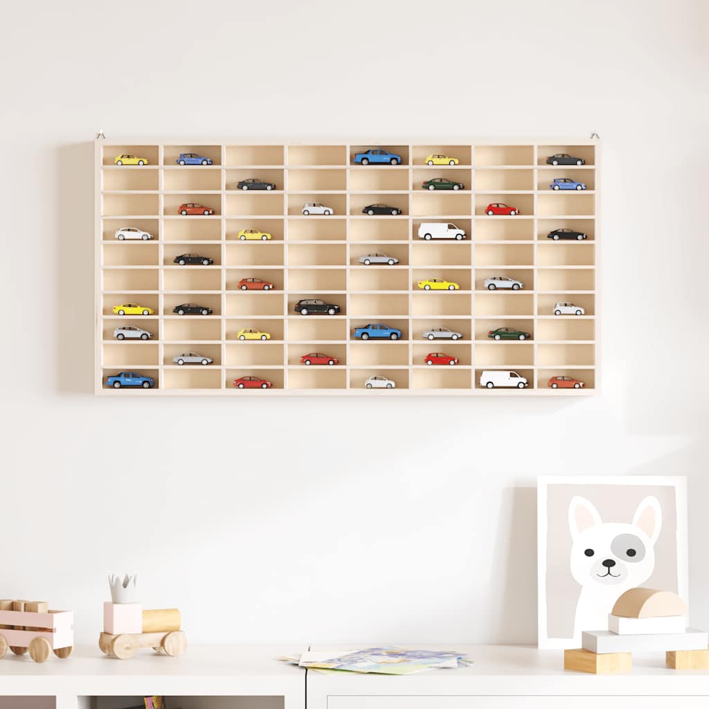 Vitrine de collection en bois avec 80 compartiments - XIOS