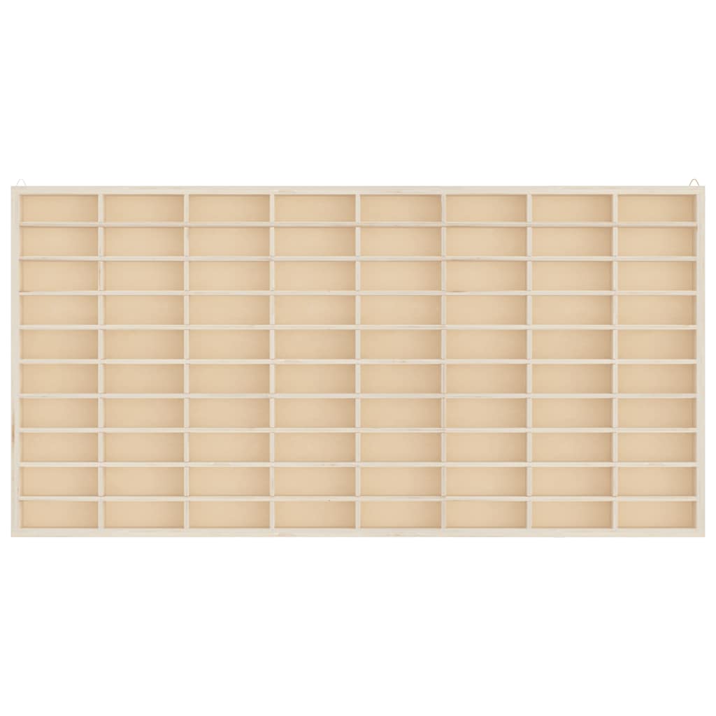 Vitrine de collection en bois avec 80 compartiments - XIOS