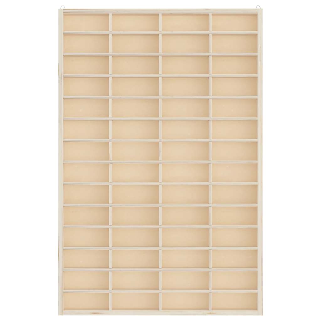 Vitrine de collection en bois avec 56 compartiments 40 x 4,5 x 60 cm - XIOS