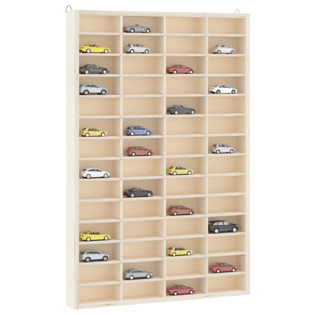 Vitrine de collection en bois avec 56 compartiments 40 x 4,5 x 60 cm - XIOS