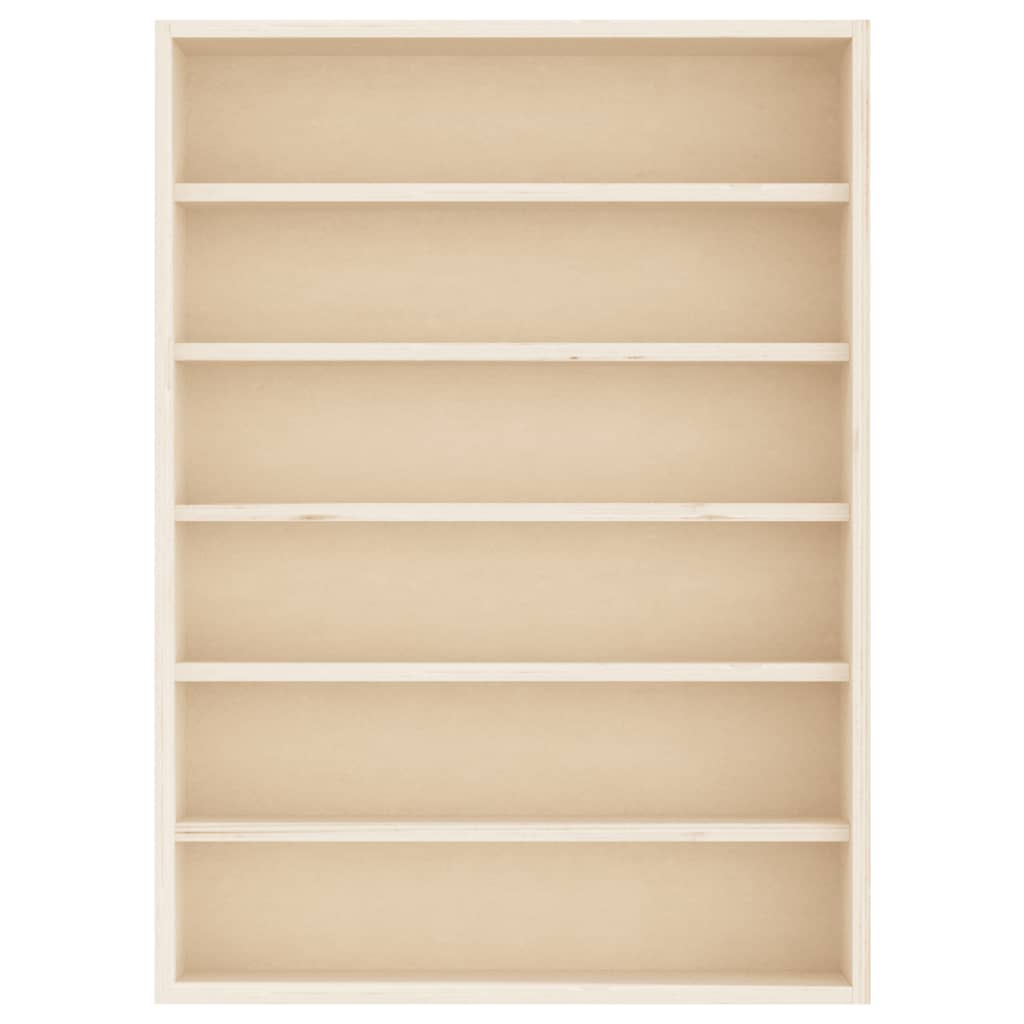 Vitrine de collection en bois avec 6 étagères 40x8,5x55 cm - XIOS