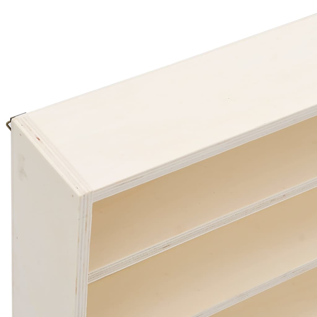 Vitrine de collection en bois avec 6 étagères 100x8,5x55 cm - XIOS