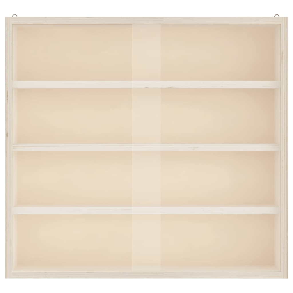 Vitrine de collection en bois avec portes 40x8,5x37cm - XIOS