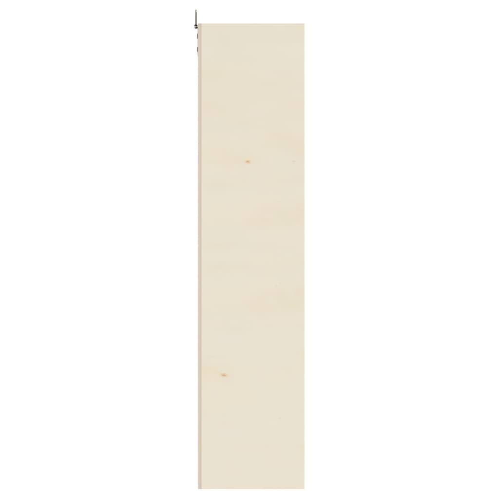 Vitrine de collection en bois avec portes 60 x 8,5 x 37 cm