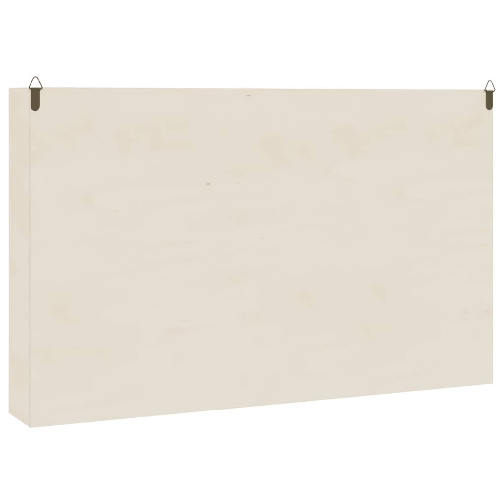 Vitrine de collection en bois avec portes 60 x 8,5 x 37 cm