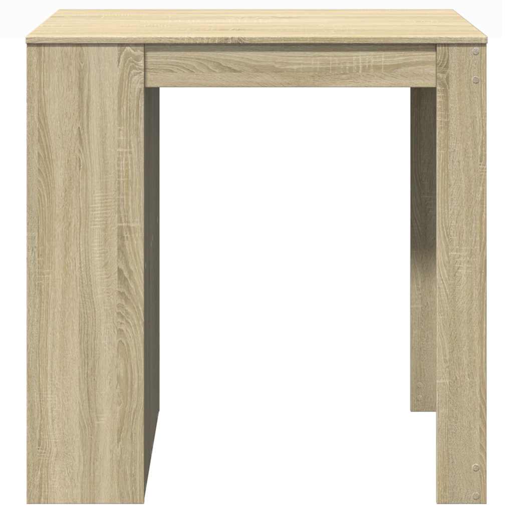 Table de bar chêne sonoma 102x70x103,5 cm bois d'ingénierie - XIOS