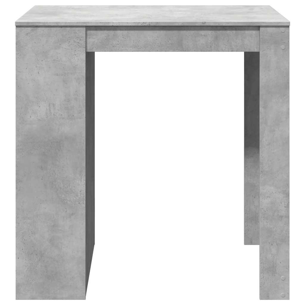 Table de bar gris béton 102x70x103,5 cm bois d'ingénierie - XIOS