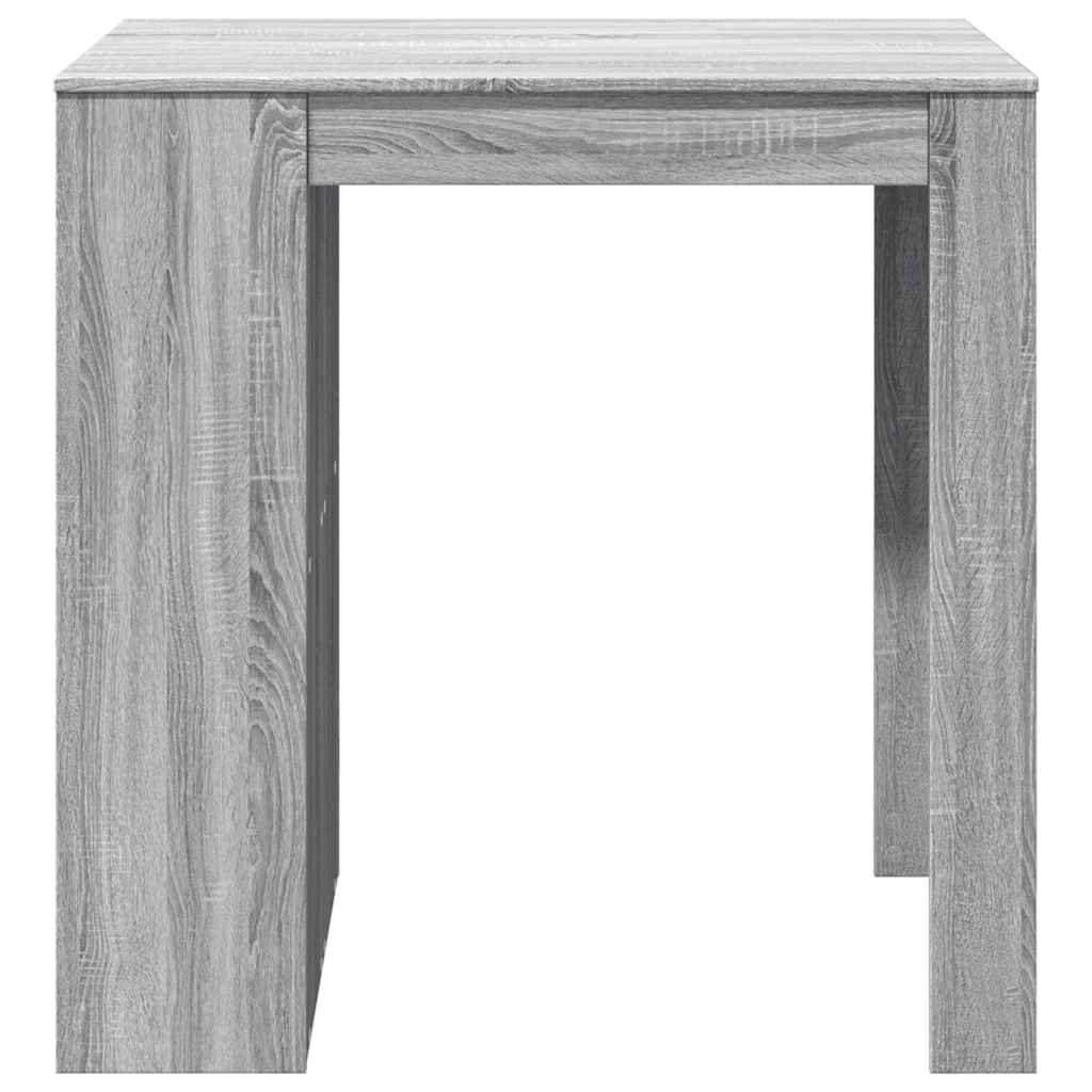 Table de bar sonoma gris 102x70x103,5 cm bois d'ingénierie - XIOS