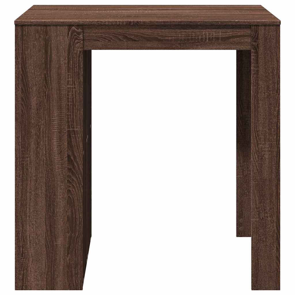 Table de bar chêne marron 102x70x103,5 cm bois d'ingénierie - XIOS