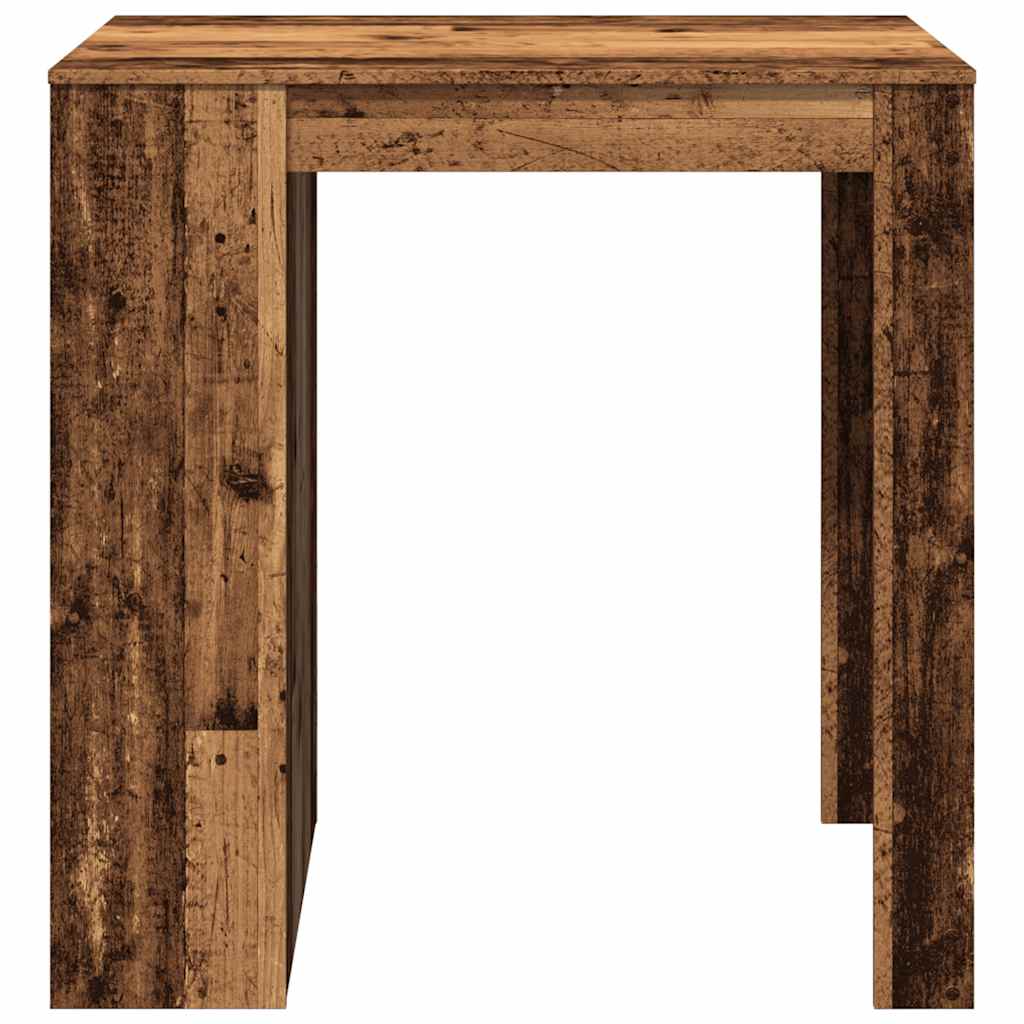 Table de bar vieux bois 102x70x103,5 cm bois d'ingénierie - XIOS