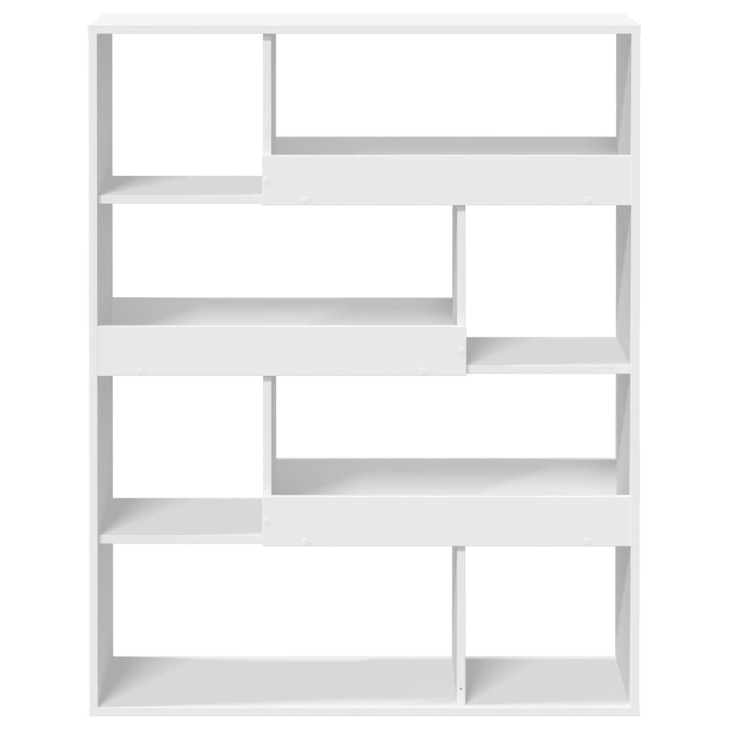 Bibliothèque blanc 100x33x125,5 cm bois d'ingénierie - XIOS