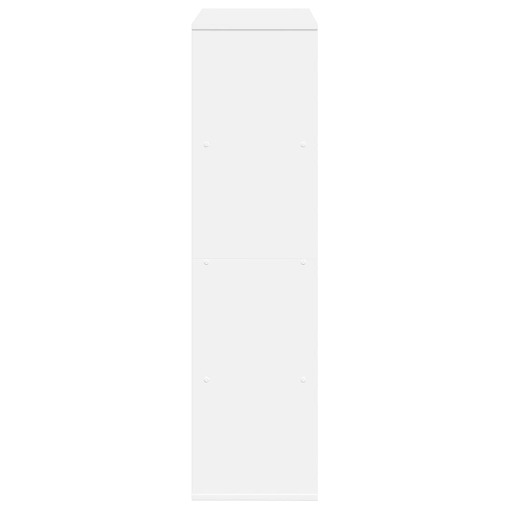 Bibliothèque blanc 100x33x125,5 cm bois d'ingénierie - XIOS
